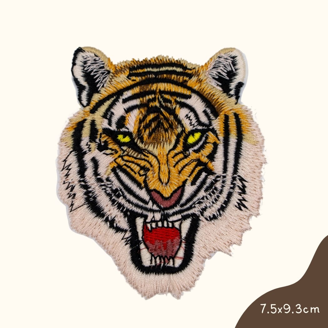 Funkey Monkey Bügelbild – King of the Jungle Löwenkopf, ideal zur kreativen und individuellen Gestaltung von Kinderkleidung.